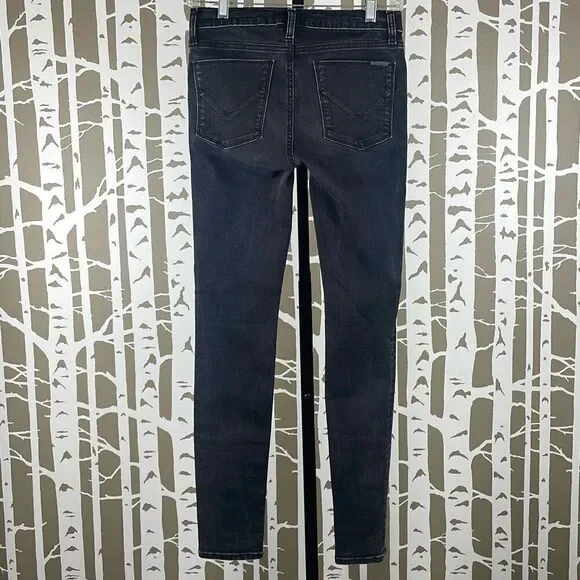 Hudson Krista Super Skinny Black Wash Jeans 26 - Picture 11 of 11